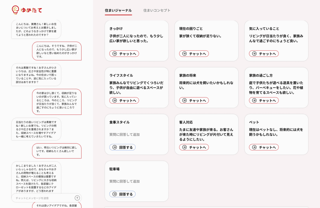 イメージを共有しやすい