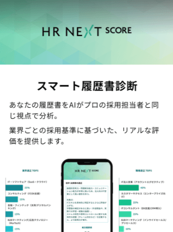 HR Next Scoreの主な機能